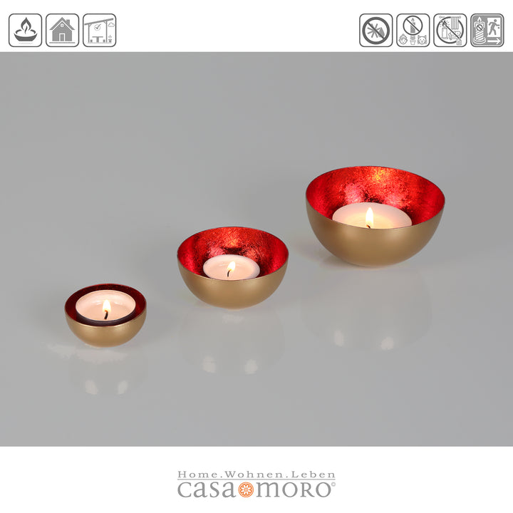 Σετ με 3 θήκες ρεσώ Meo Red