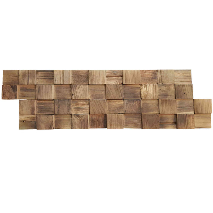 Ξύλινη επένδυση τοίχου Natural Cube