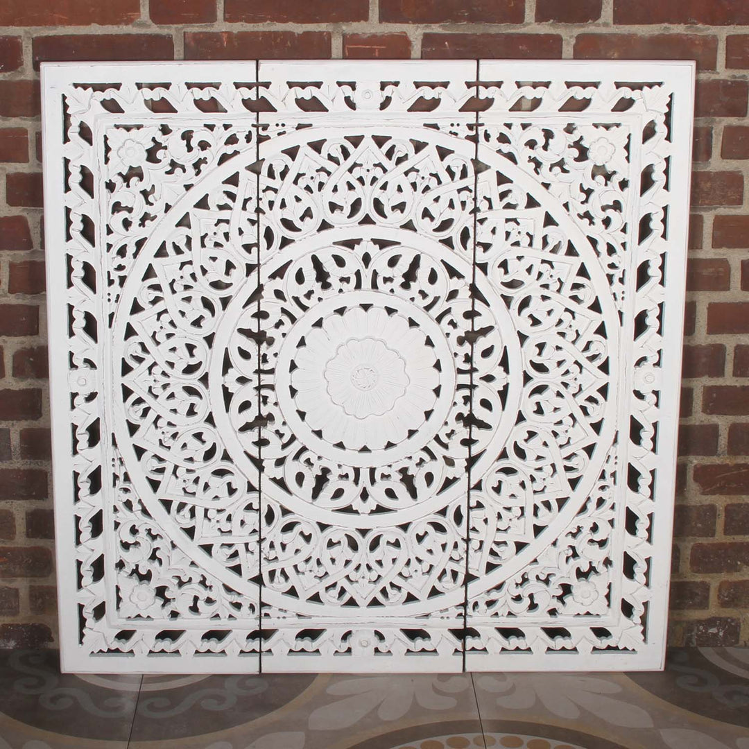 Ινδικό ξύλινο Mandala Hawa