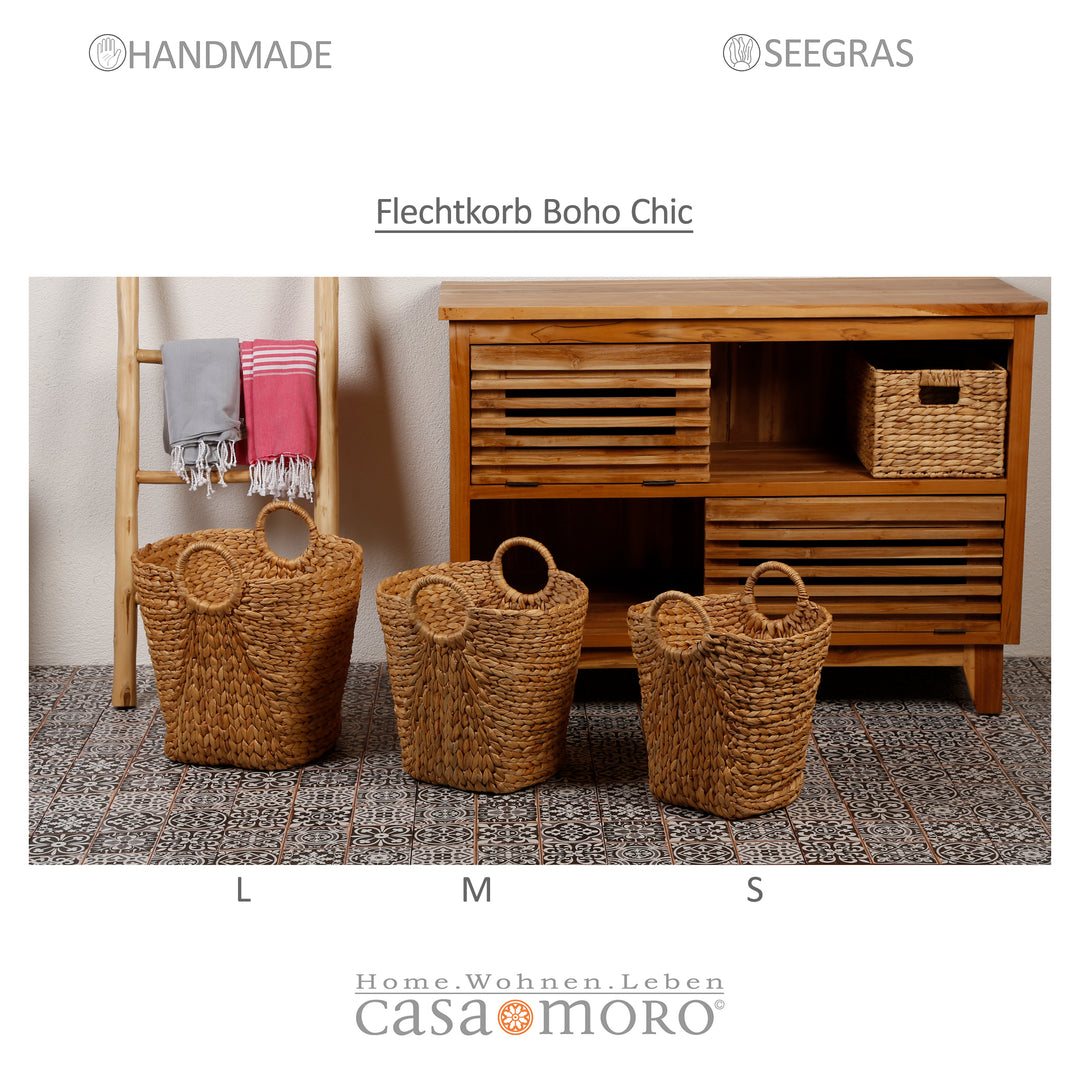 Τσάντα καλαθιού Boho Chic L