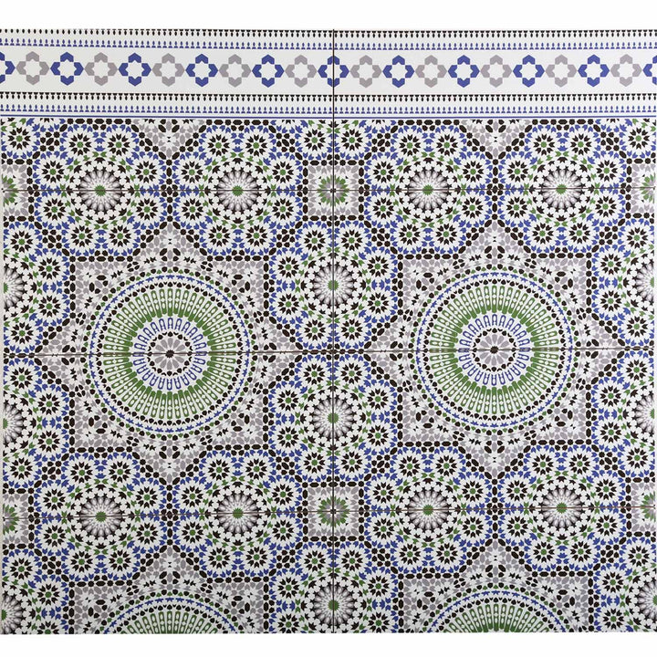Μαροκινά πλακάκια τοίχου 50x25 cm – μωσαϊκό σχέδιο