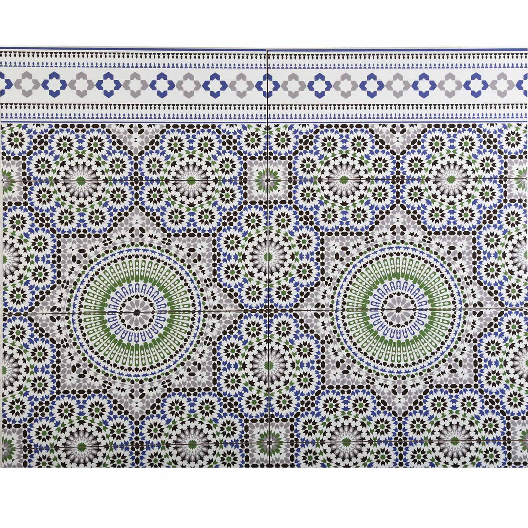 Μαροκινά πλακάκια τοίχου 50x25 cm – μωσαϊκό σχέδιο