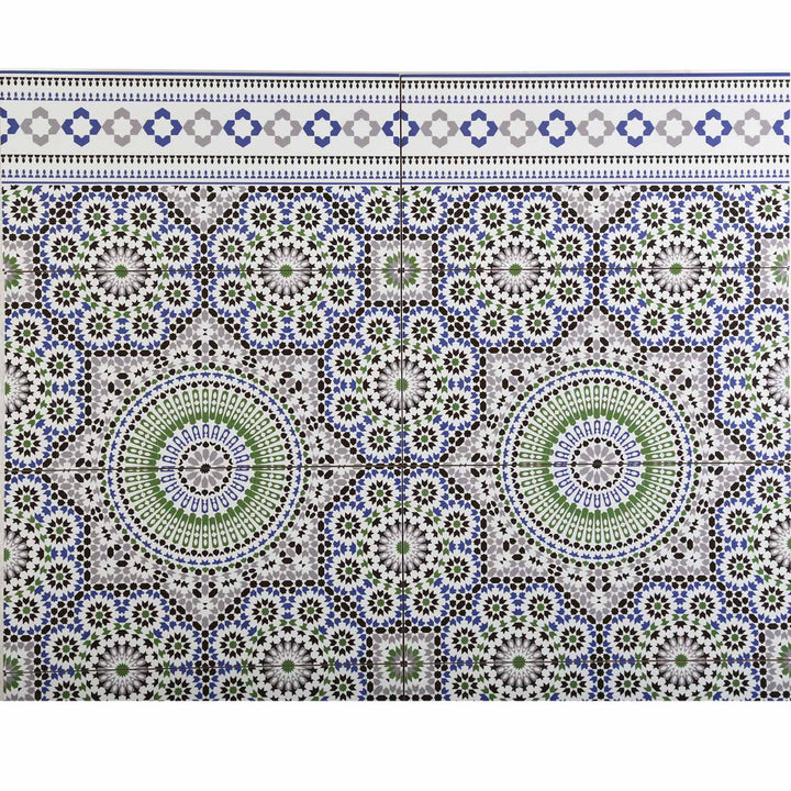 Μαροκινά πλακάκια τοίχου 50x25 cm – μωσαϊκό σχέδιο