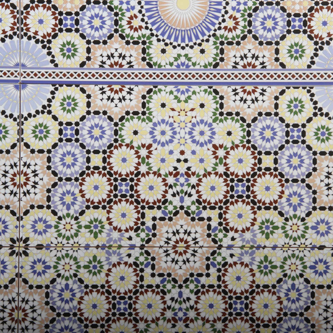 Μαροκινά πλακάκια τοίχου 50x25 cm – μωσαϊκό σχέδιο