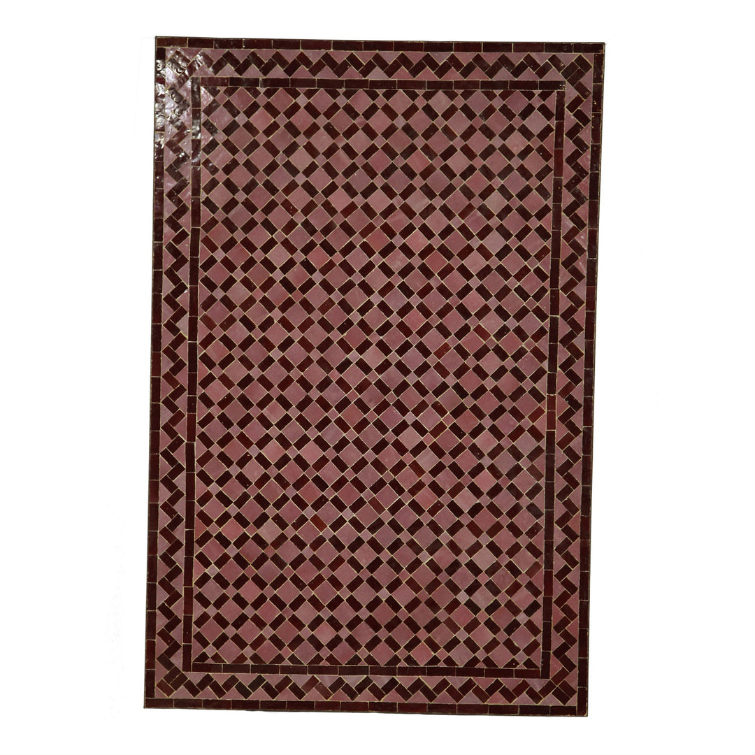 Τραπεζαρία μωσαϊκό 120x80 πλακάκι Bordeaux