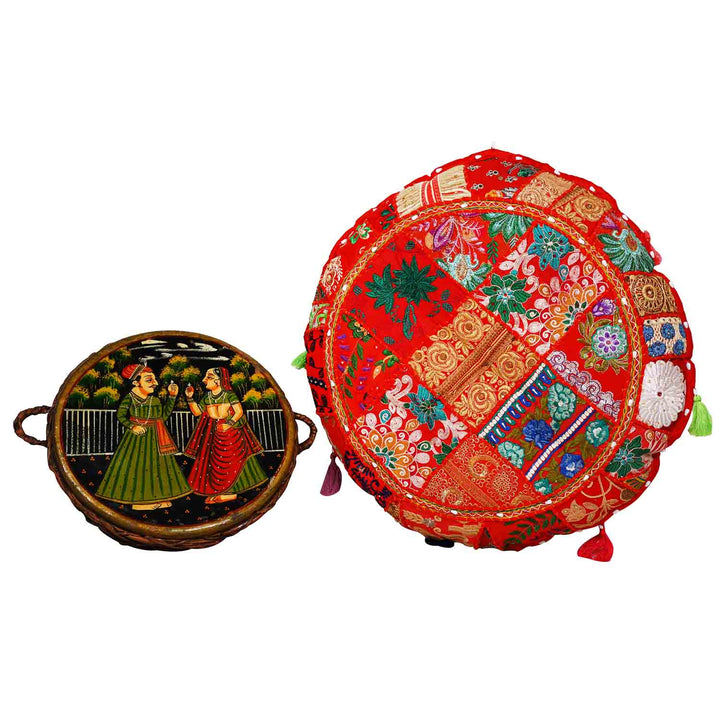 Patchwork μαξιλάρι γιόγκα Lali medium