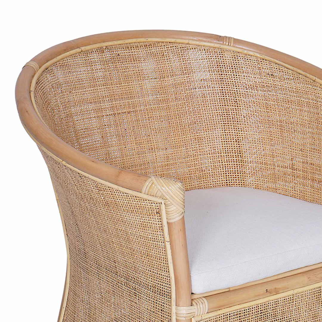 Πολυθρόνα Rattan Sumatra φυσική