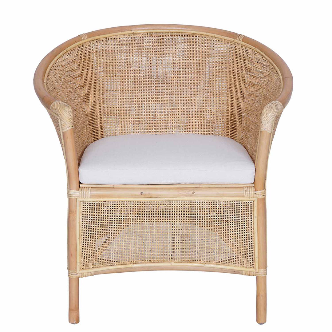 Πολυθρόνα Rattan Sumatra φυσική