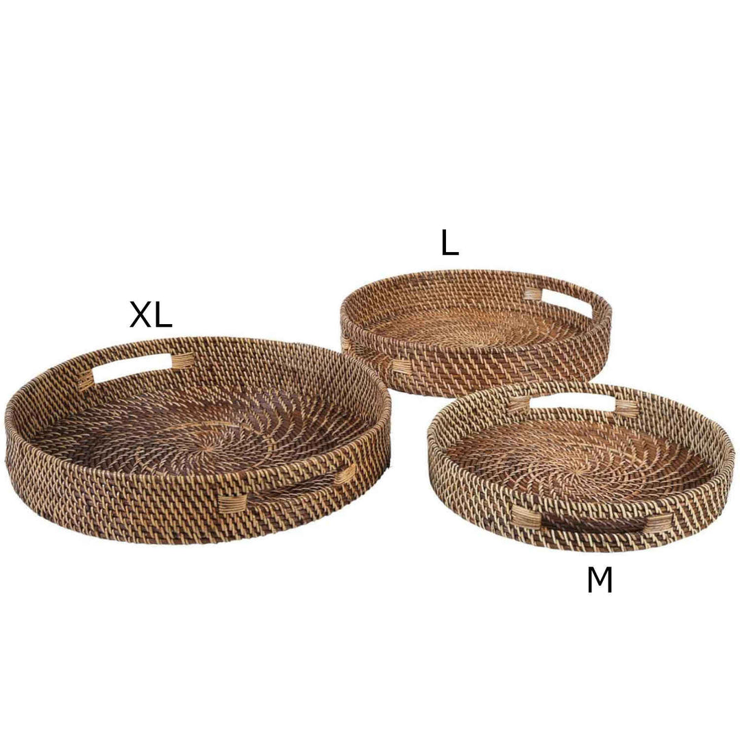 Δίσκος Rattan Bea στρογγυλός