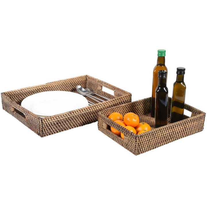 Δίσκος Rattan Lisa ορθογώνιος