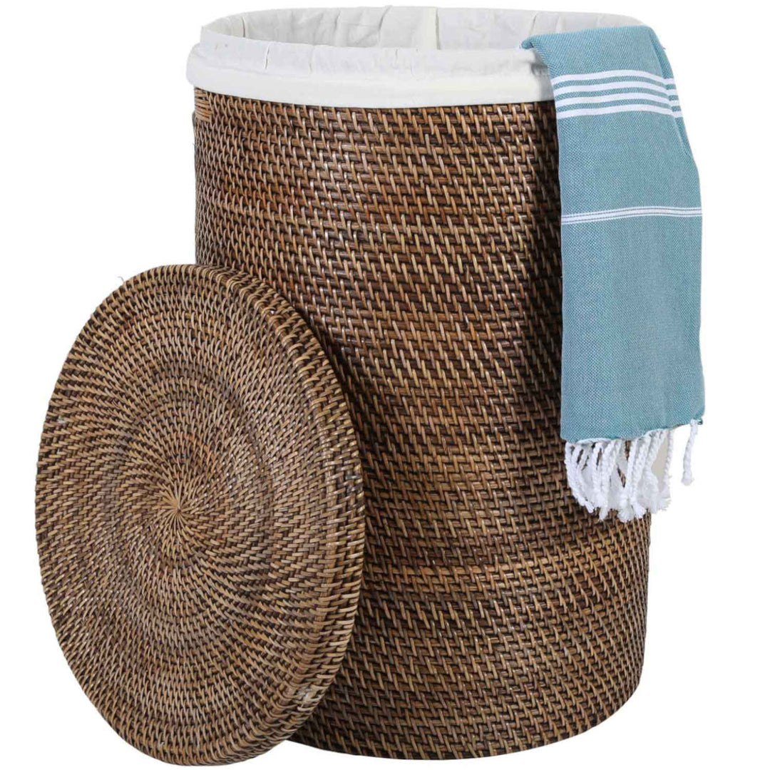 Καλάθι ρούχων από Rattan Cleo Brown
