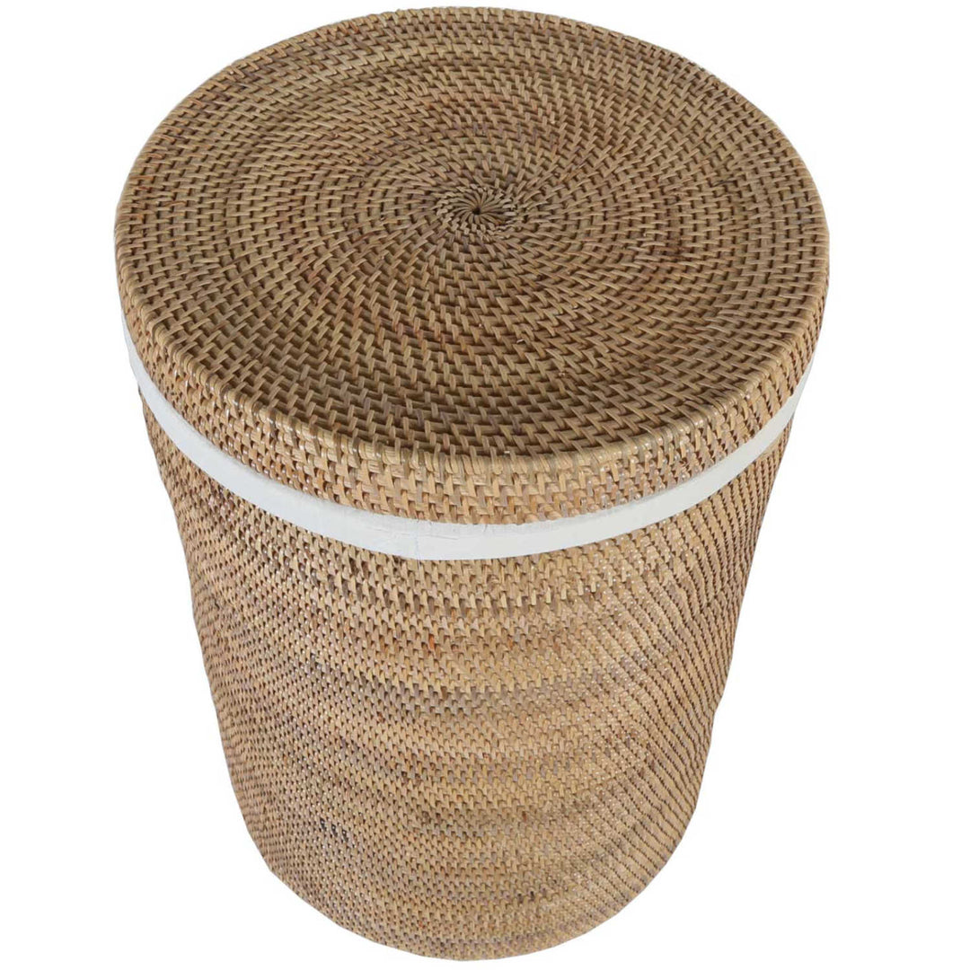 Καλάθι ρούχων από Rattan Cleo Natural