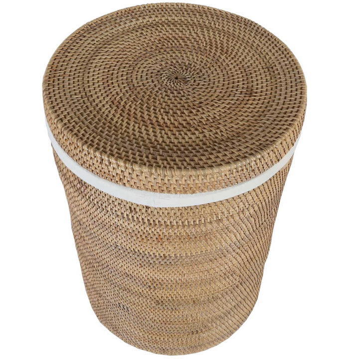 Καλάθι ρούχων από Rattan Cleo Natural