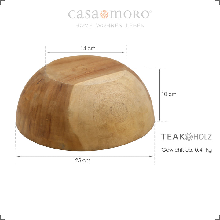 Μπολ τικ με διαστάσεις – Ø 25 cm, ύψος 10 cm, βάρος περίπου. 0,41 κιλά