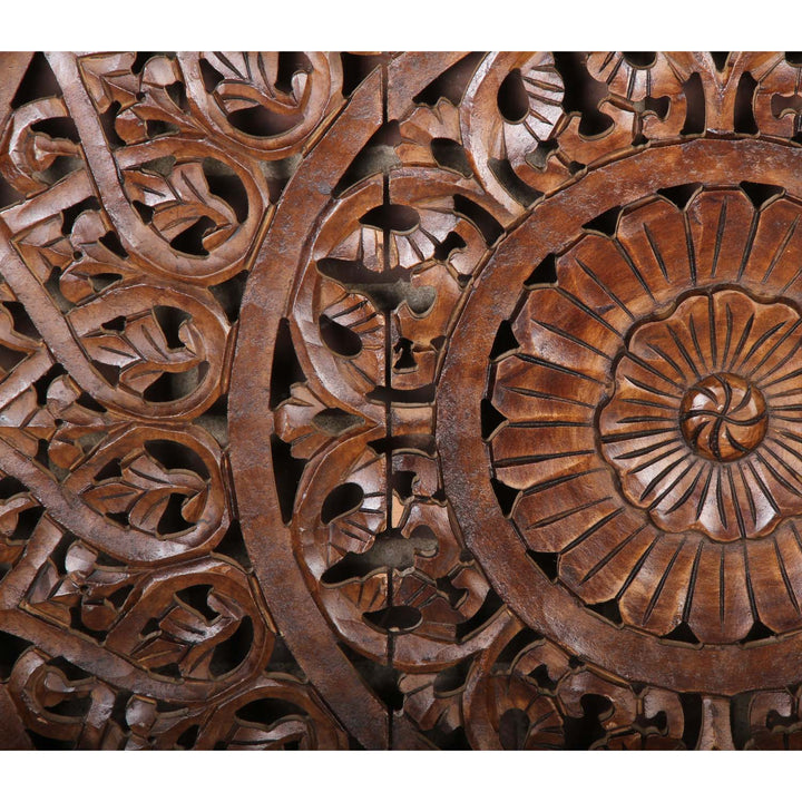 Ινδικό ξύλινο Mandala Hossam
