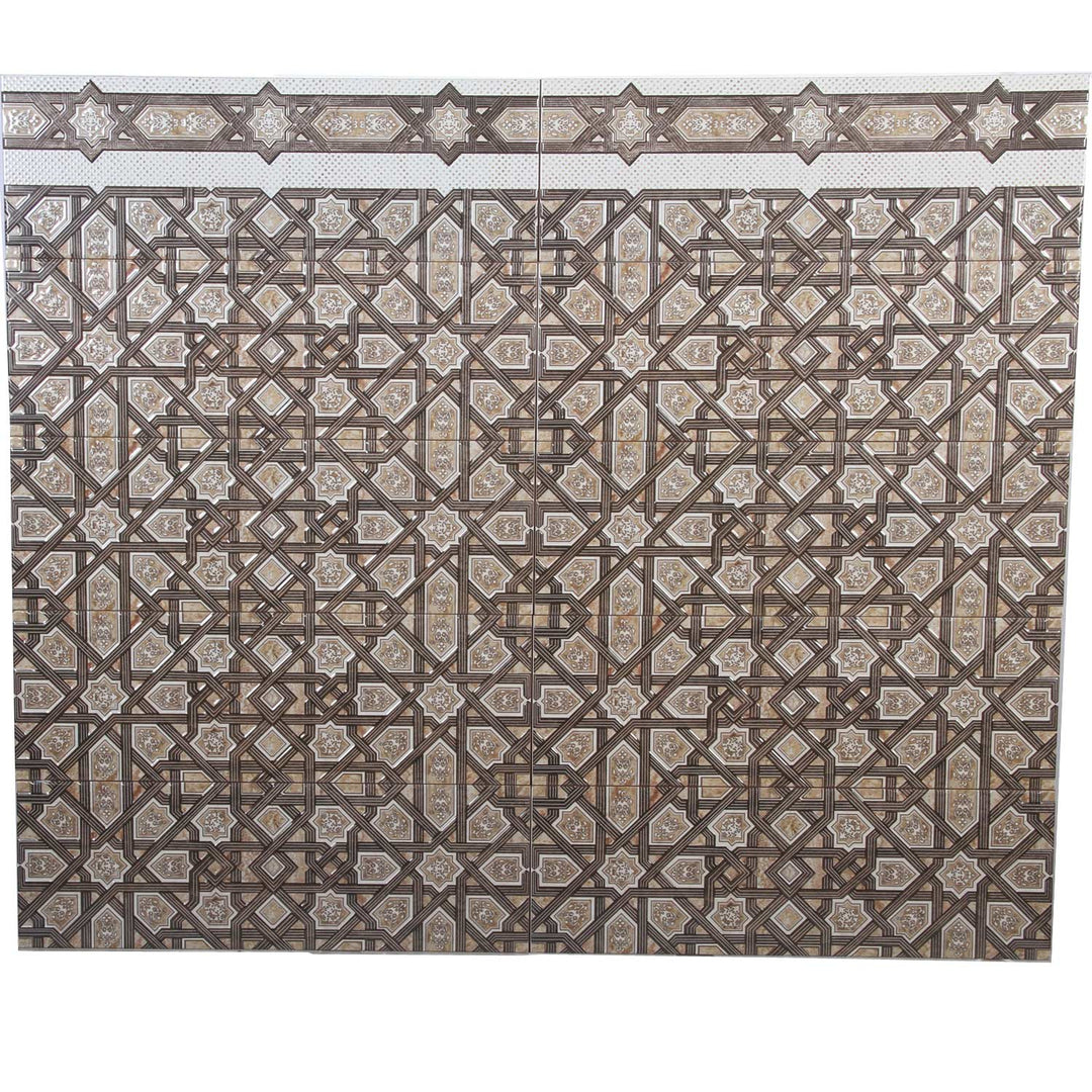 Ανατολίτικα πλακάκια τοίχου 60x20 cm – Μαροκινό σχέδιο