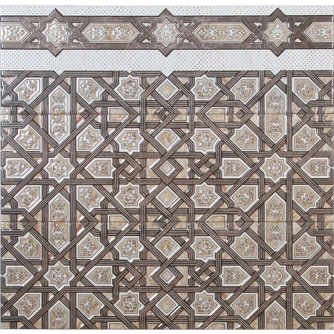Ανατολίτικα πλακάκια τοίχου 60x20 cm – Μαροκινό σχέδιο