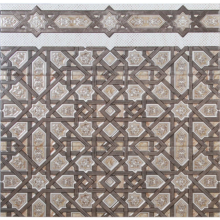 Ανατολίτικα πλακάκια τοίχου 60x20 cm – Μαροκινό σχέδιο