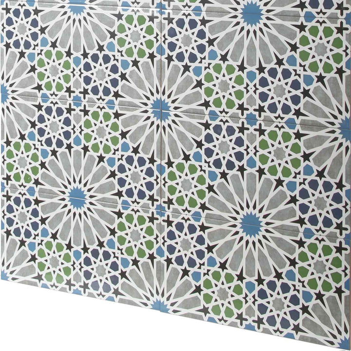 Μαροκινά πλακάκια τοίχου 50x25 cm – μωσαϊκό αστεριών
