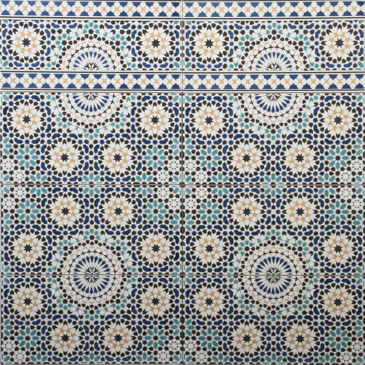 Μαροκινά πλακάκια τοίχου 50x25 cm – μωσαϊκό σχέδιο