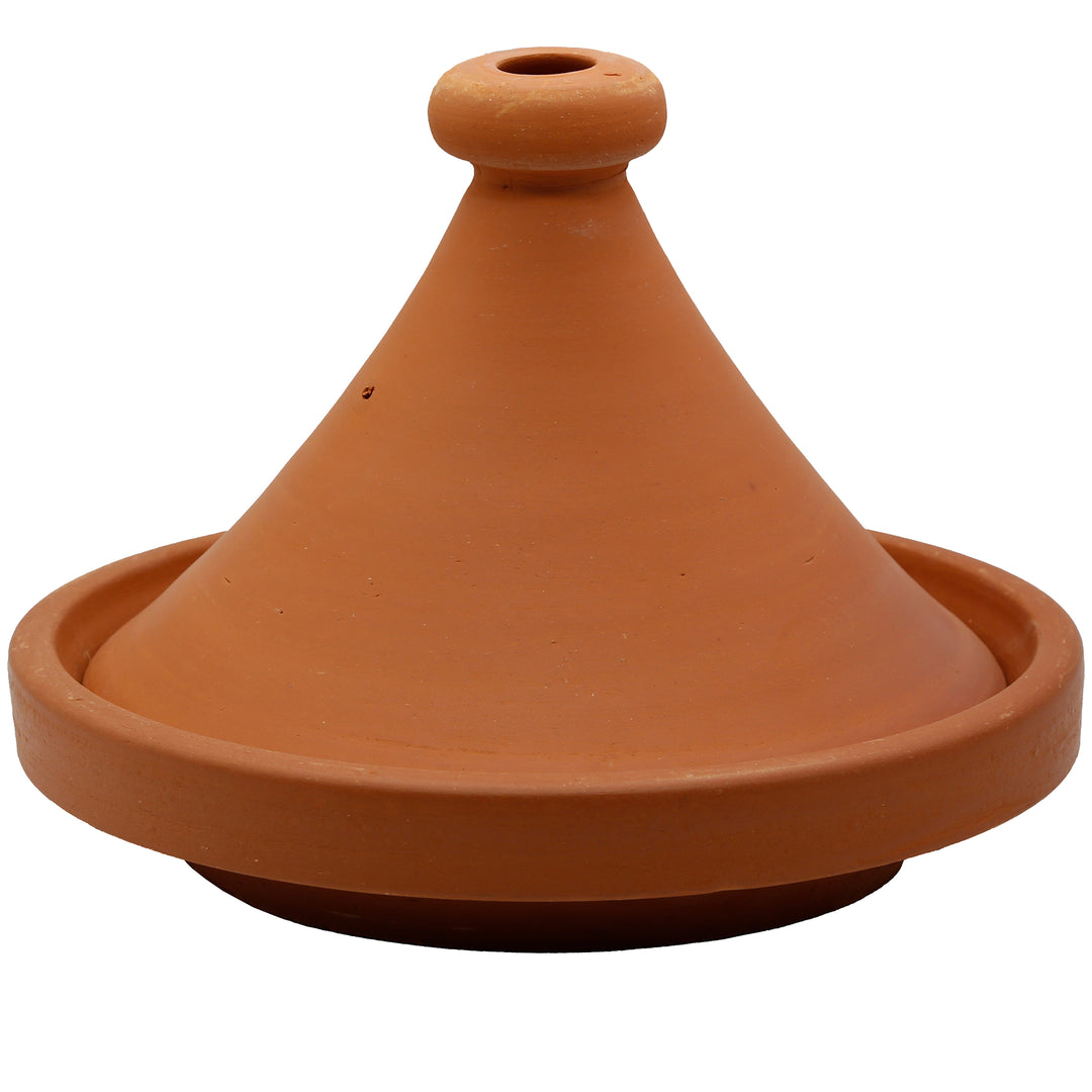 Tajine από το Μαρόκο 30 cm, χωρίς γλάσο και φυσικό για παραδοσιακές συνταγές