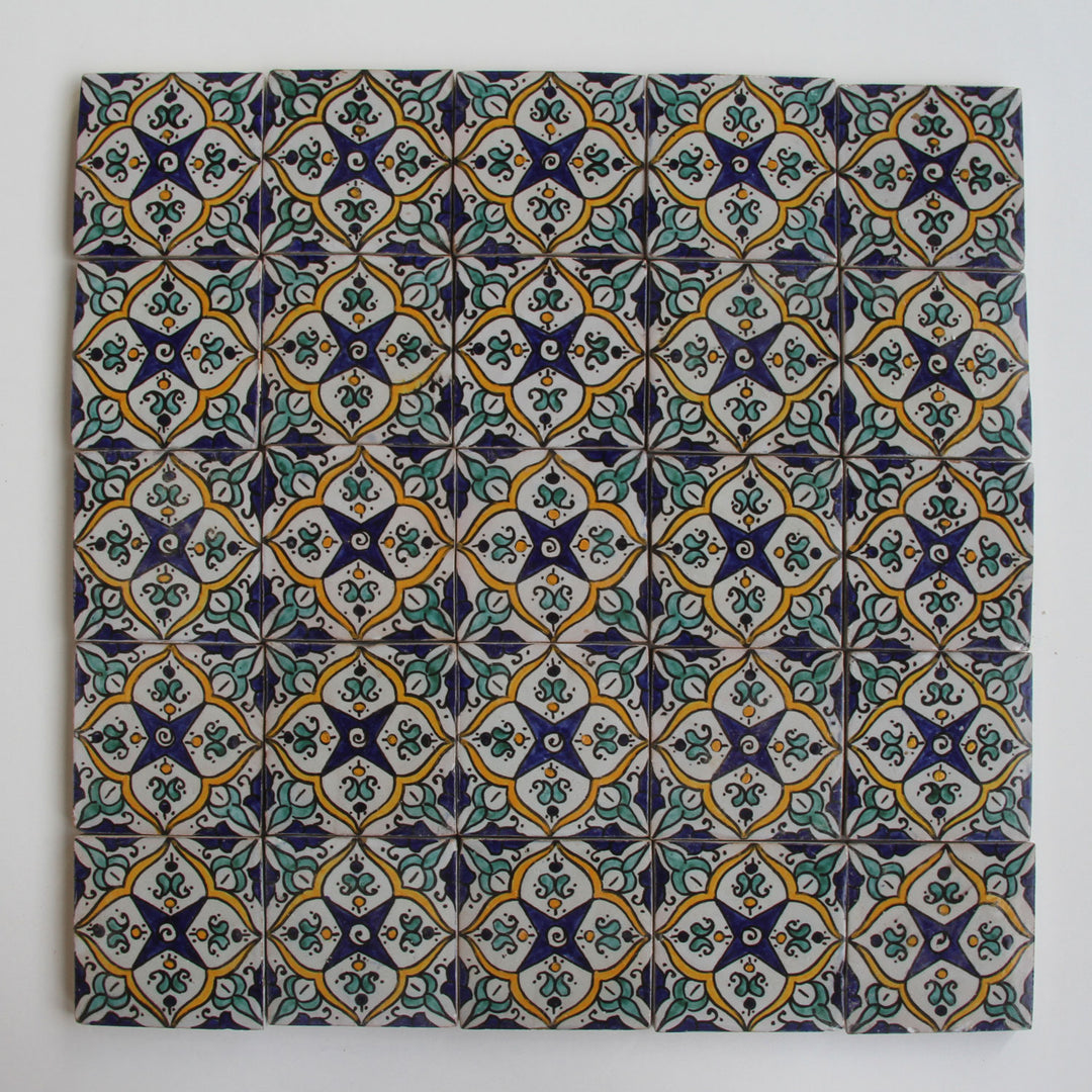 Πλακάκι ζωγραφισμένο στο χέρι – Mediterranean Boho