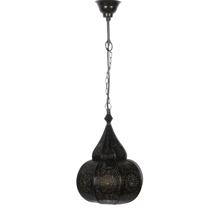 Ανατολίτικο φωτιστικό Taza Black