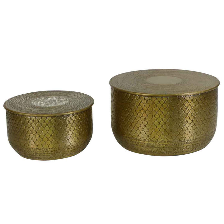Ανατολίτικο βοηθητικό τραπέζι Alava Gold