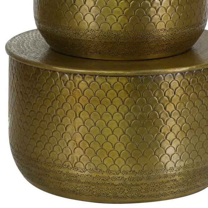 Ανατολίτικο βοηθητικό τραπέζι Alava Gold