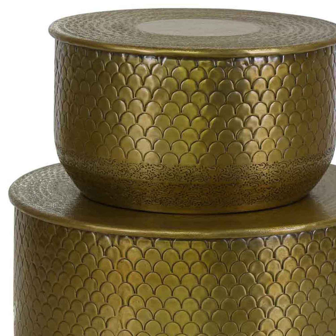 Ανατολίτικο βοηθητικό τραπέζι Alava Gold