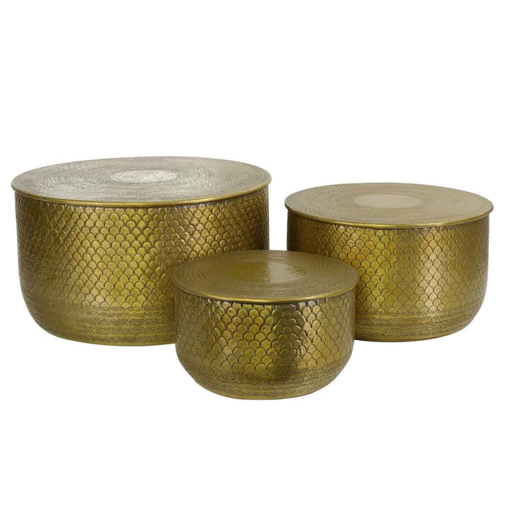 Ανατολίτικο βοηθητικό τραπέζι Alava Gold
