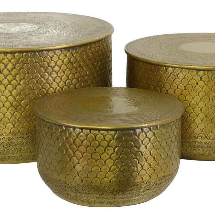 Ανατολίτικο βοηθητικό τραπέζι Alava Gold