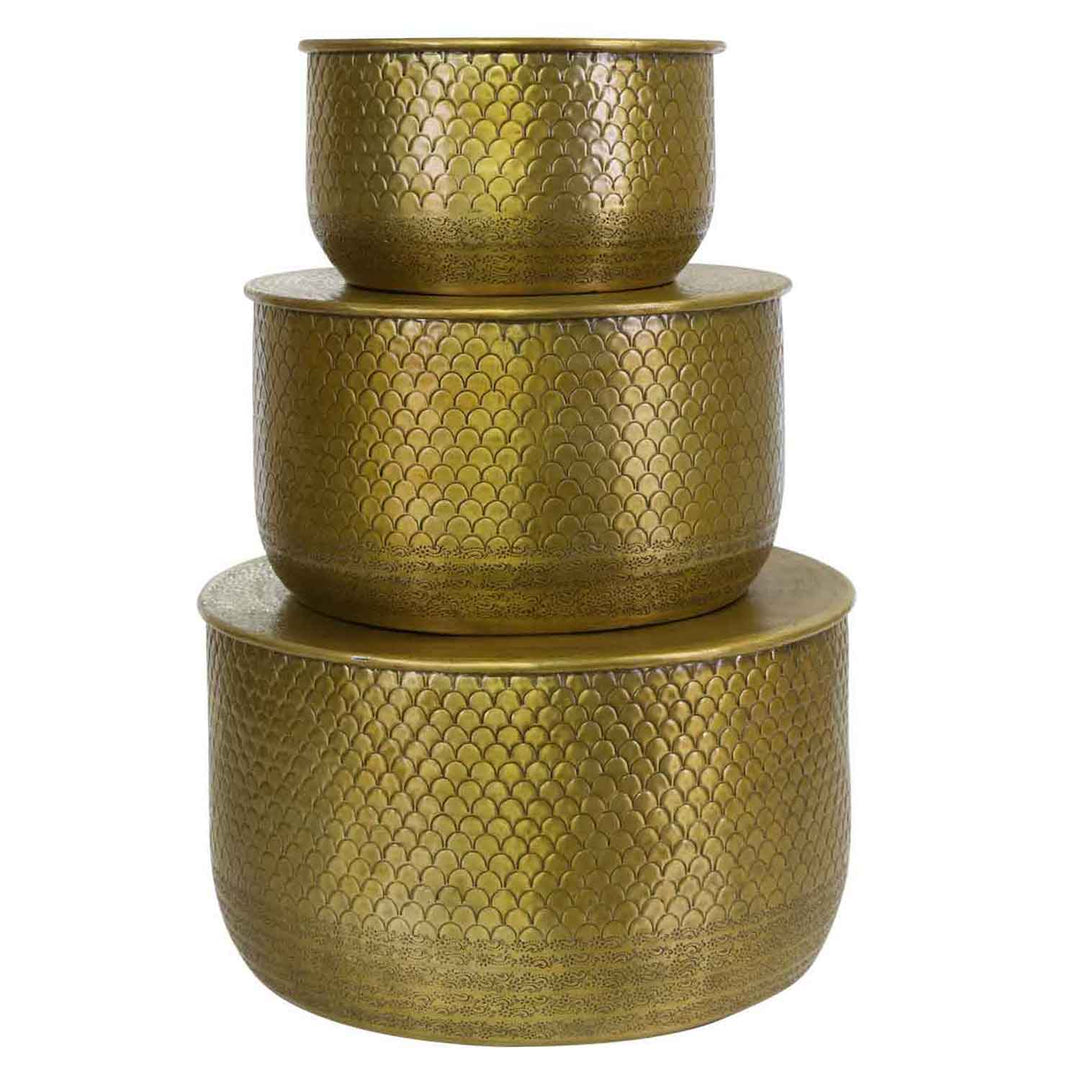 Ανατολίτικο βοηθητικό τραπέζι Alava Gold