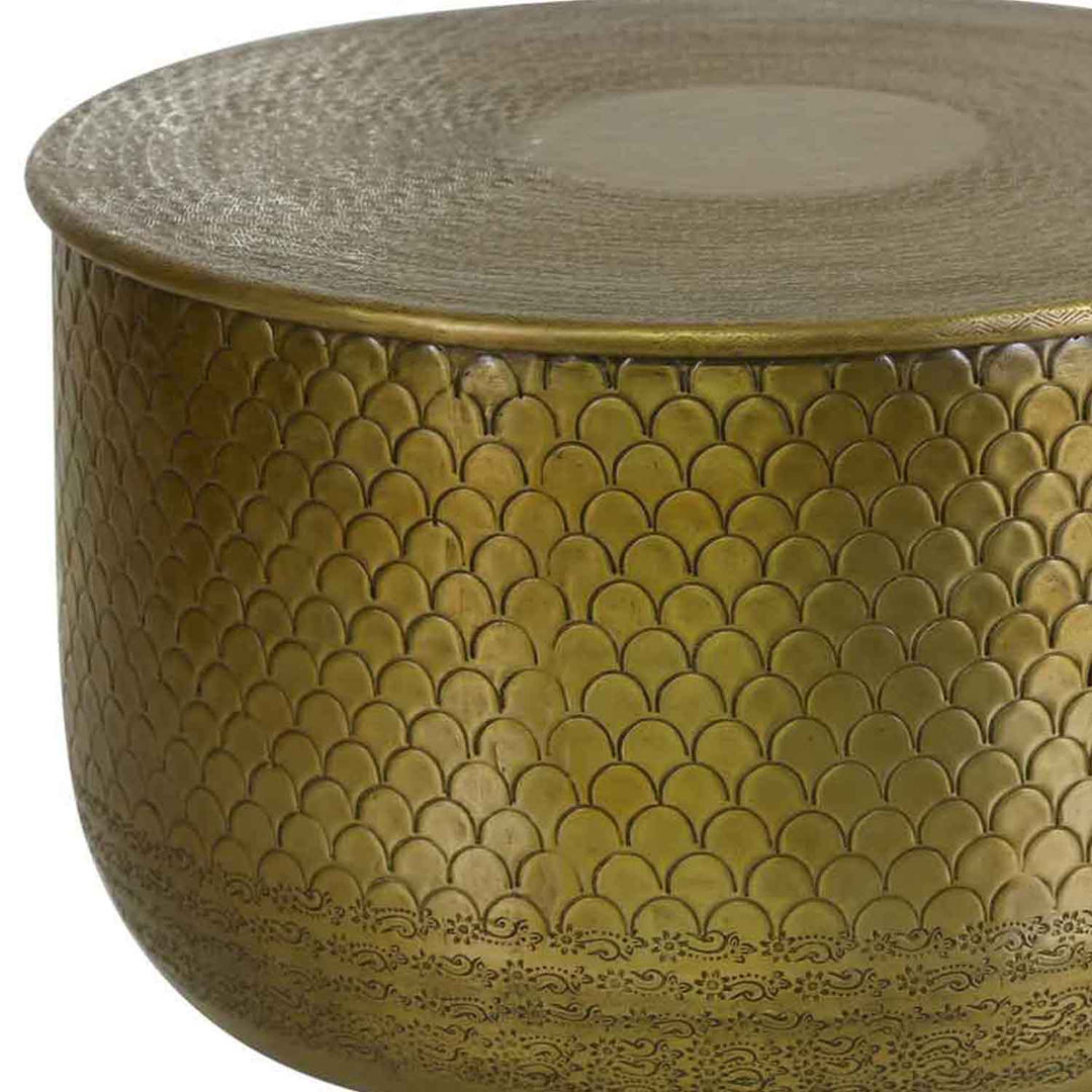 Ανατολίτικο βοηθητικό τραπέζι Alava Gold
