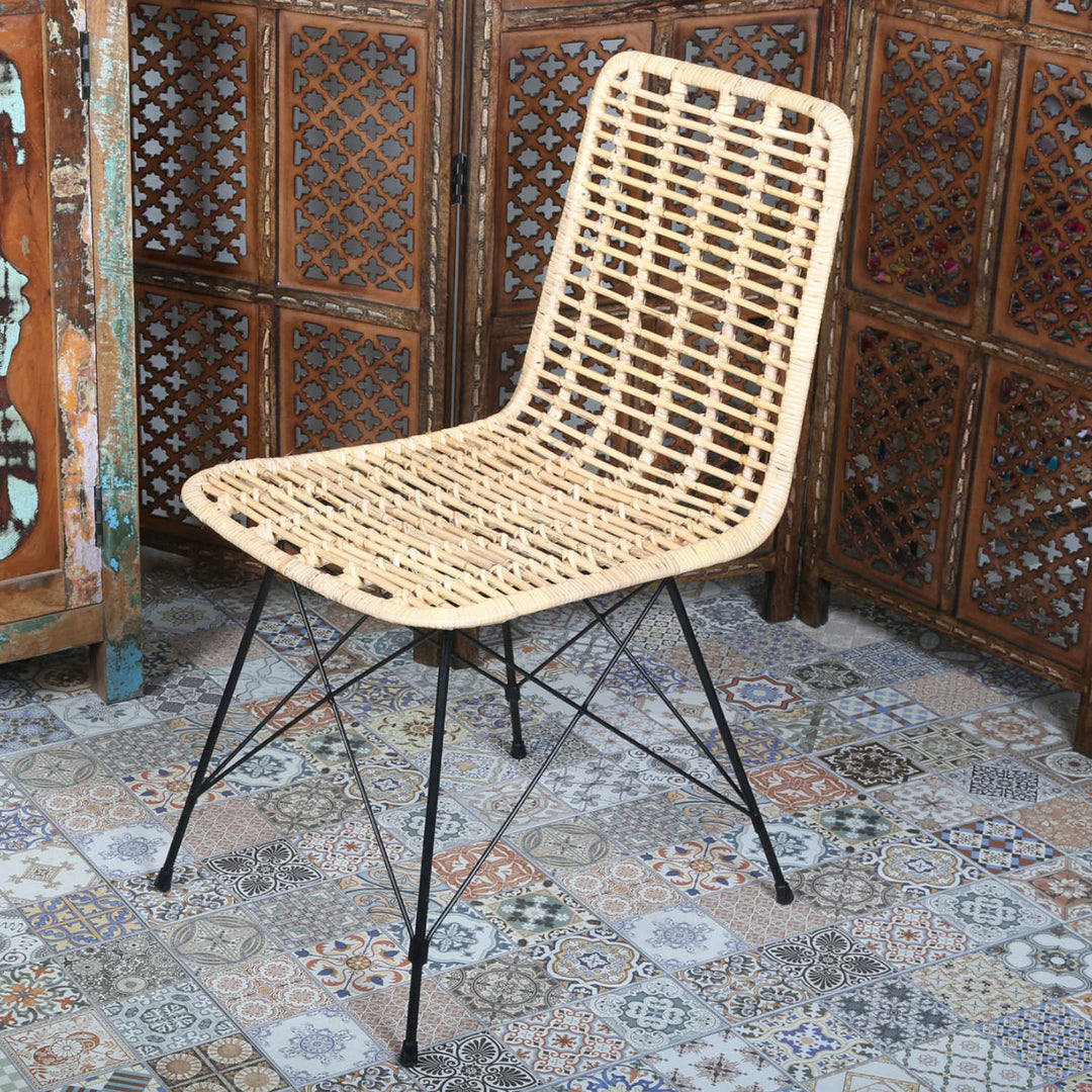 Καρέκλα Rattan Valencia Natural