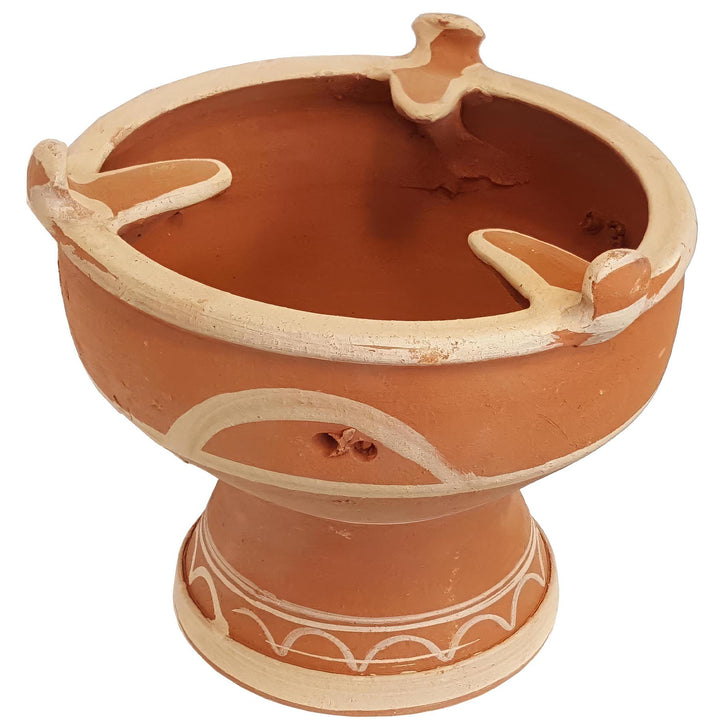 Ζεστό Tajine από πηλό, μαροκινό mejmar για κάρβουνα ως επιτραπέζια ψησταριά ή γκριλ για ταγιν